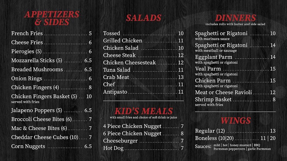 Salvatore's Pizza, Pasta & Subs Menu image 3